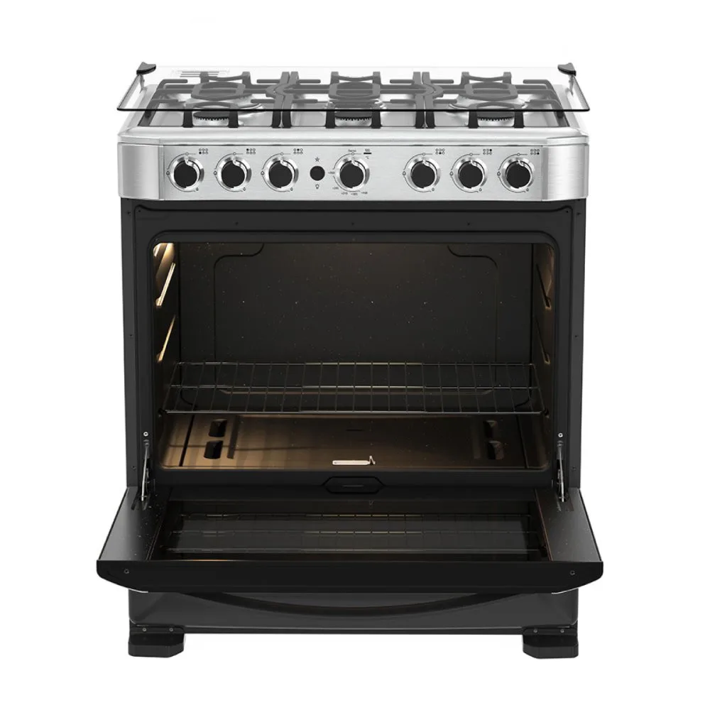 1200Wx1200H C Mabe Estufas 76Cm Inox CMP7625FX0 Horno abierto