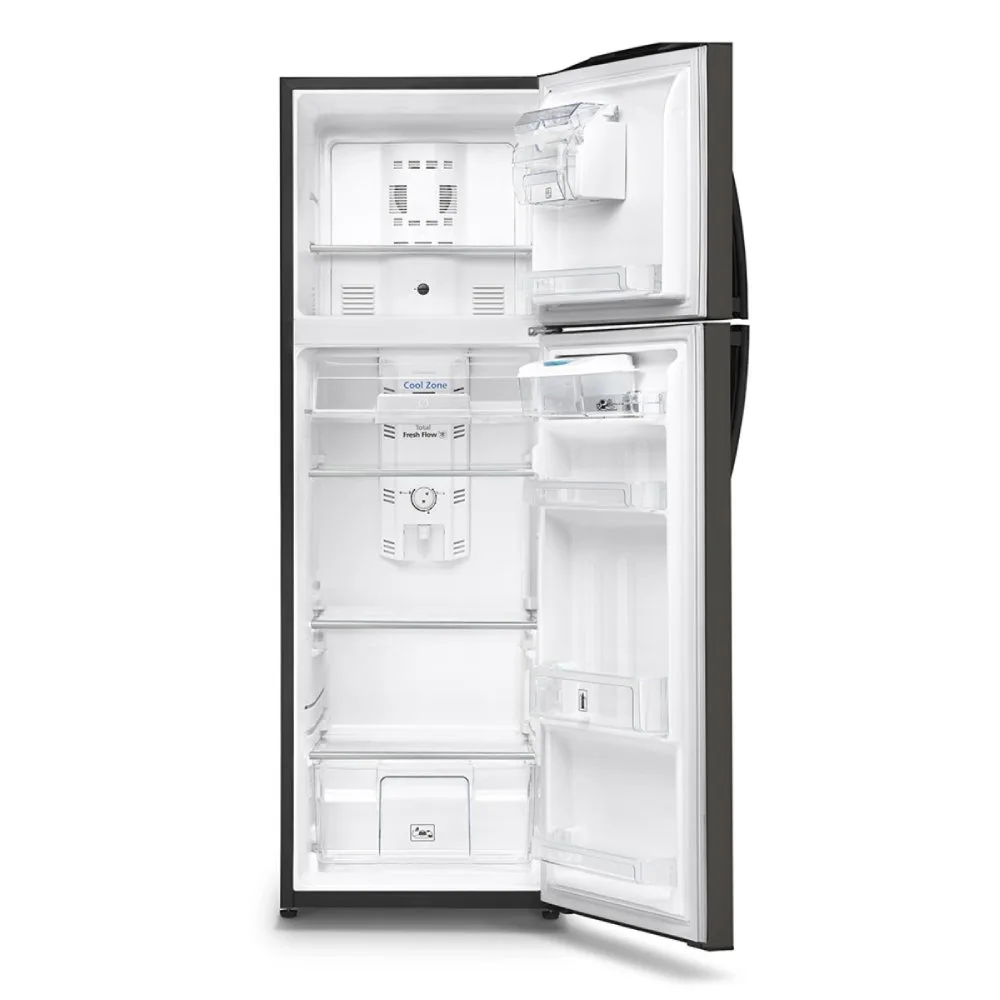 1200Wx1200H C Mabe Refrigeradores 313L Grafito RMA300FBPG1 Frente Abierto