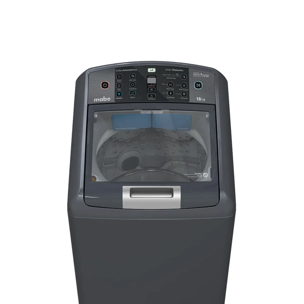 1200Wx1200H F Mabe Lavadora 18Kg DiamondGray LMA48100WDBB0 Cenital