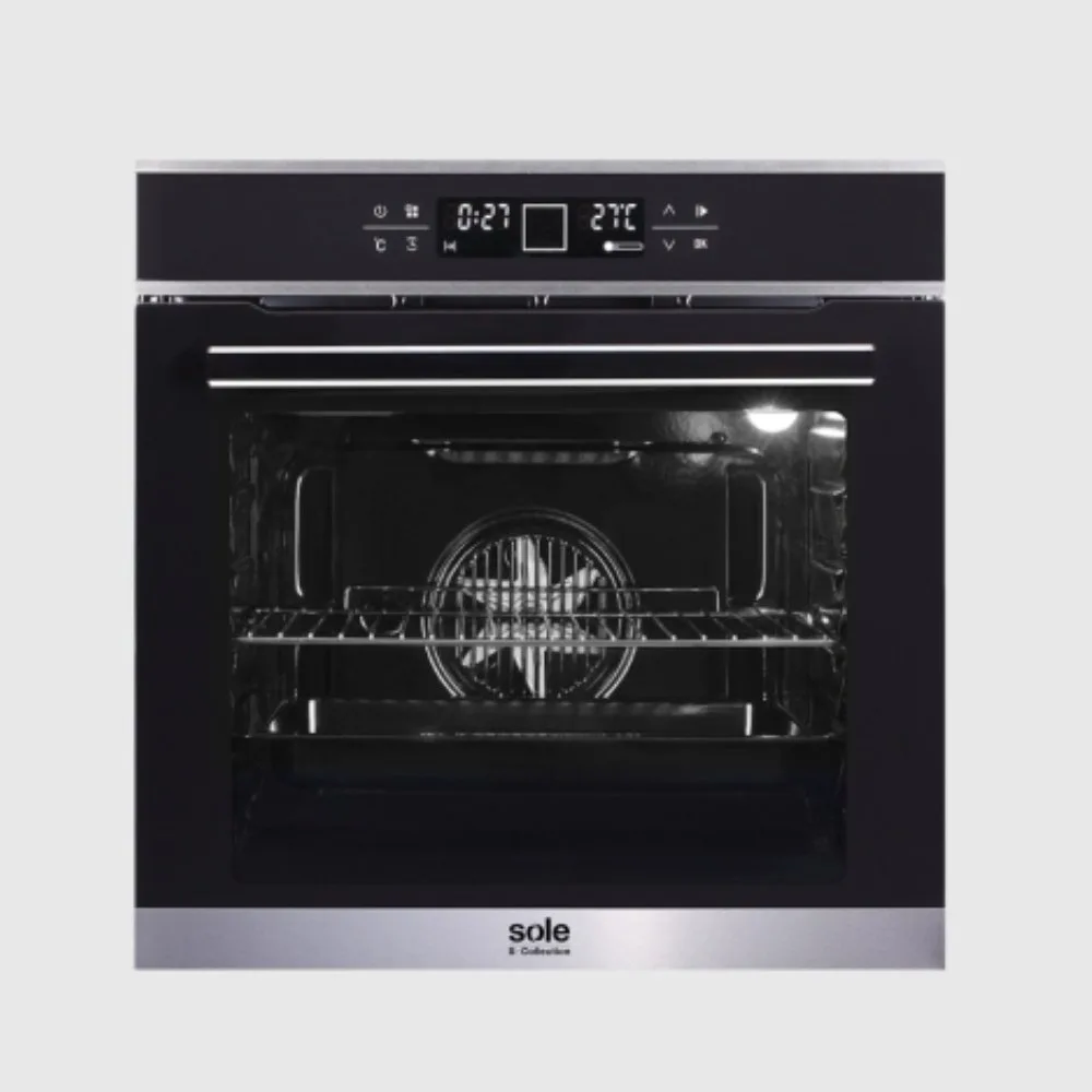 Horno Empotrable Electrico S Collection Sole de 75L Panel Digital y Turbo Conveccion SOLHO019 SOLROST001 3