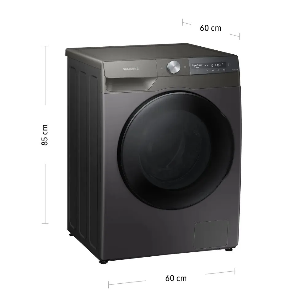 Lavaseca Samsung 12.5 kg 7 kg con AI Control SmartThings Eco Bubble y QuickDrive WD12T704DBNPE 6