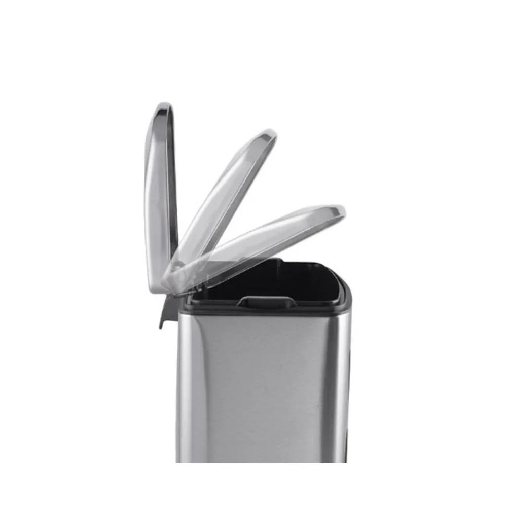 papelera 3lt inox cpedal 18x165x26cm 3