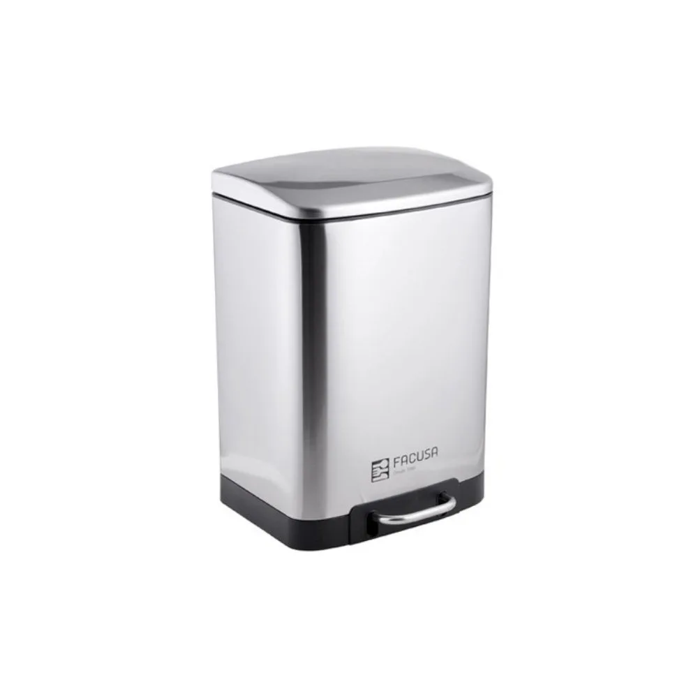 papelera 3lt inox cpedal