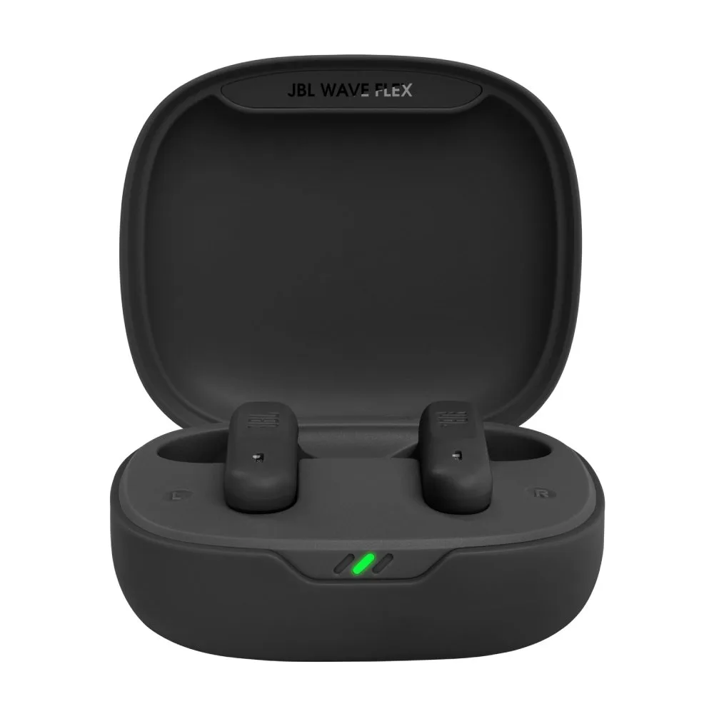 Audifonos Bluetooth True Wireless JBL Wave Flex Resistencia al agua IP54 duracion de hasta 8 horas control de musica y llamadas negro 2