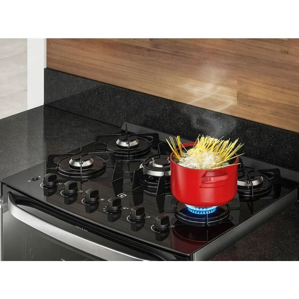Cocina a Gas Electrolux Freestanding 5 Hornillas Triple Llama 76GS