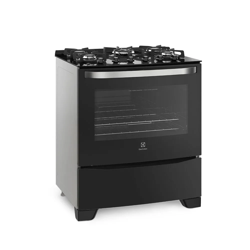 Cocina a Gas Electrolux Freestanding 5 Hornillas Triple Llama 76GS