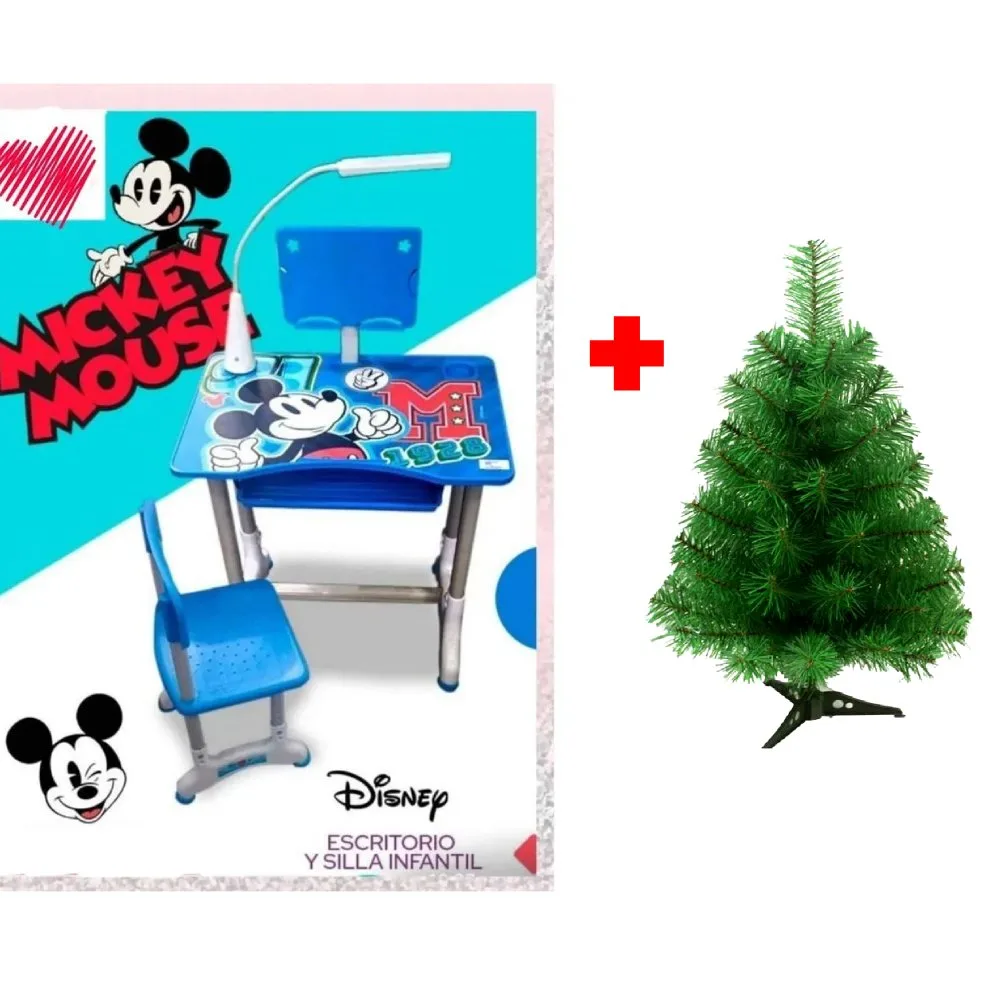 Escritorio para ninos de Mickey Mouse Ergonomicos Incluye Arbol 60 cm de alto