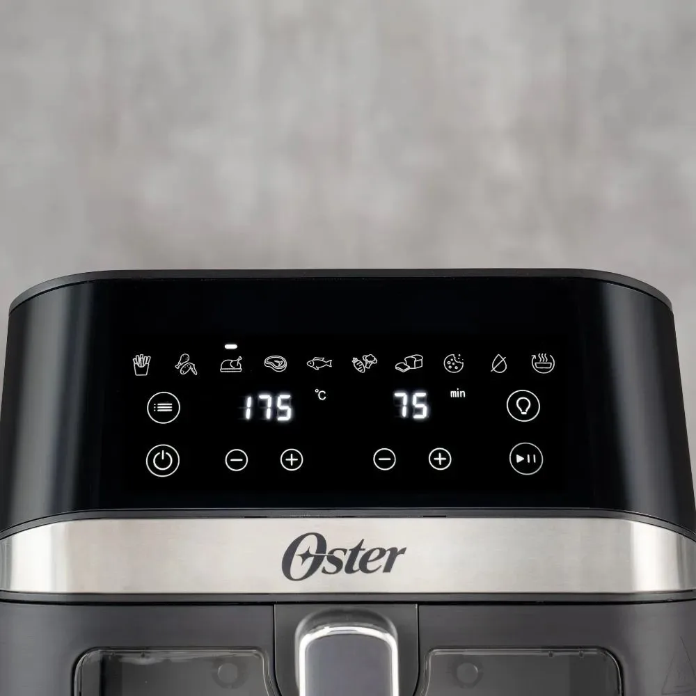 Freidora de Aire Digital Oster® de 4L con Recubrimiento DiamondForce CKSTAF40WDDF 053