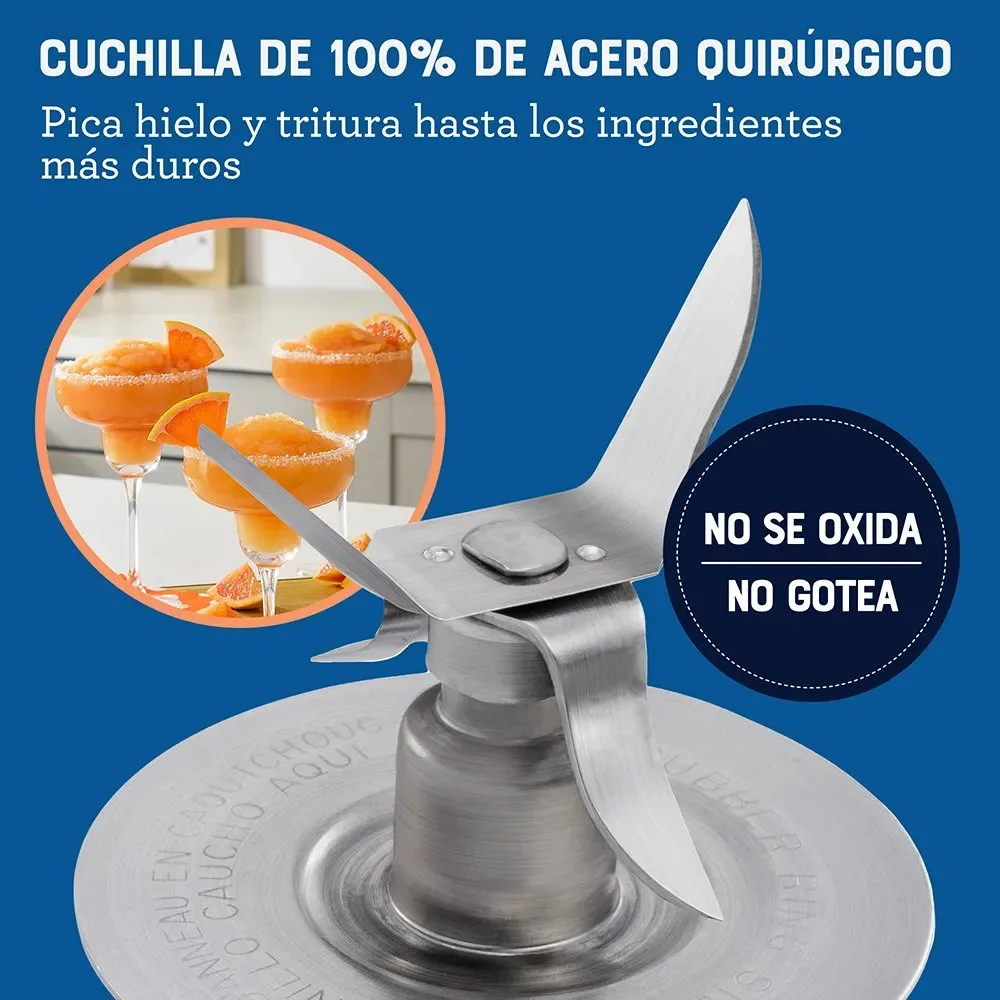 Licuadora Oster® de 2 Velocidades con Pulso y Vaso de Vidrio BLSTKAGVPB 5
