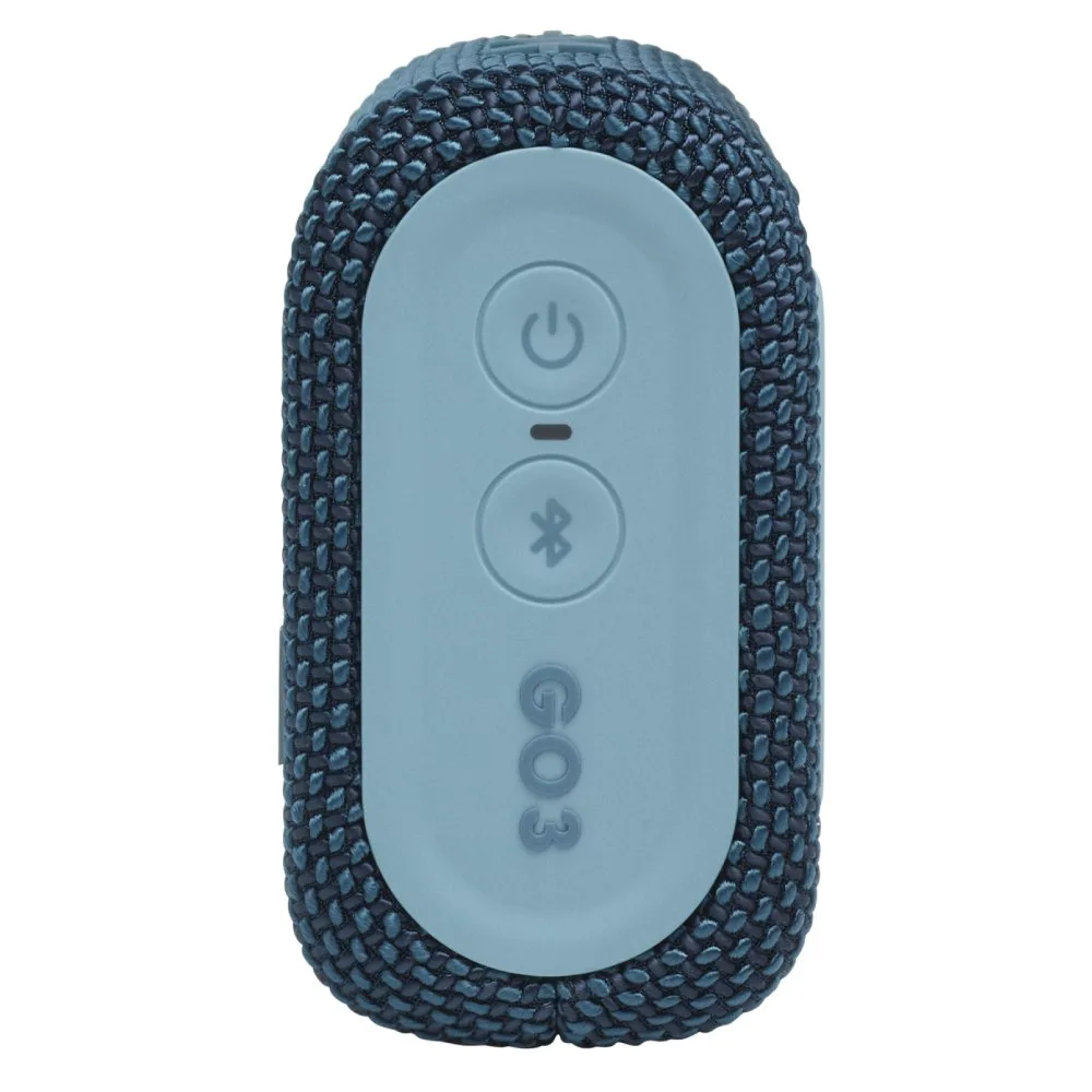 Parlante Bluetooth JBL Go 3 Impermeable IP67 5 Horas de Reproduccion Color Azul 2