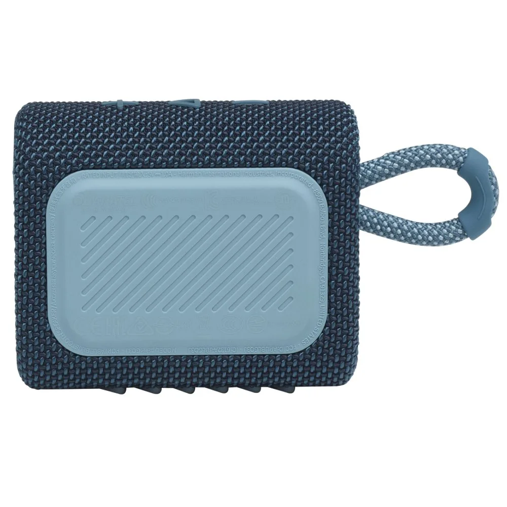 Parlante Bluetooth JBL Go 3 Impermeable IP67 5 Horas de Reproduccion Color Azul 4