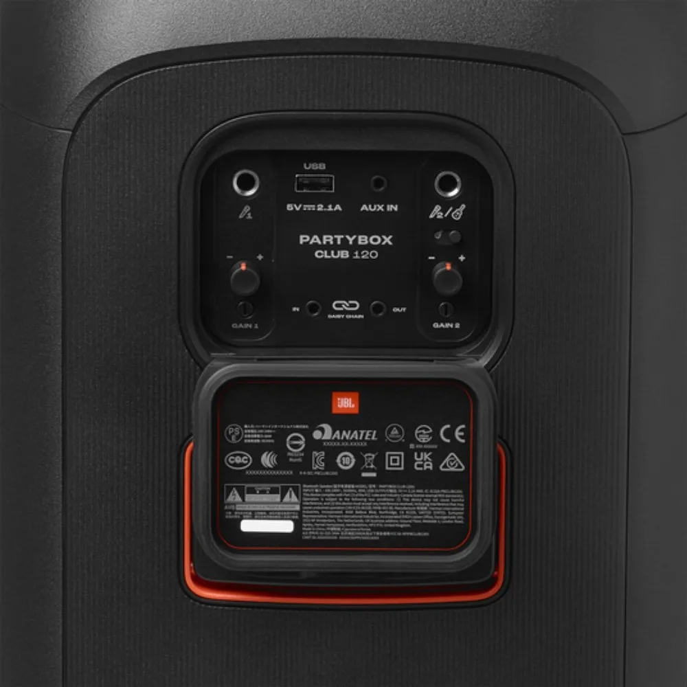 Parlante Bluetooth JBL PartyBox Club 120 Potente Sonido Espectaculo de Luces 5