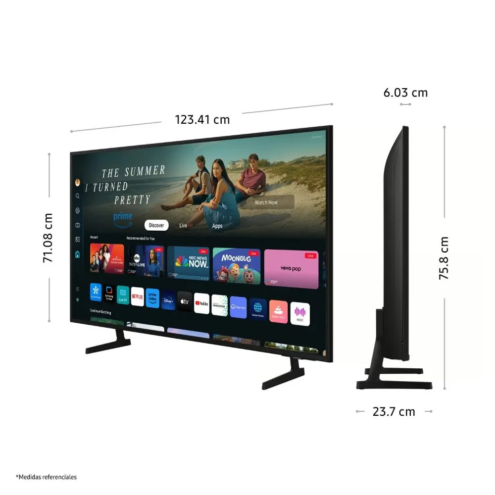 Televisor Samsung LED 55 Crystal UHD 4K 55DU7000 Smart TV Tizen OS 3
