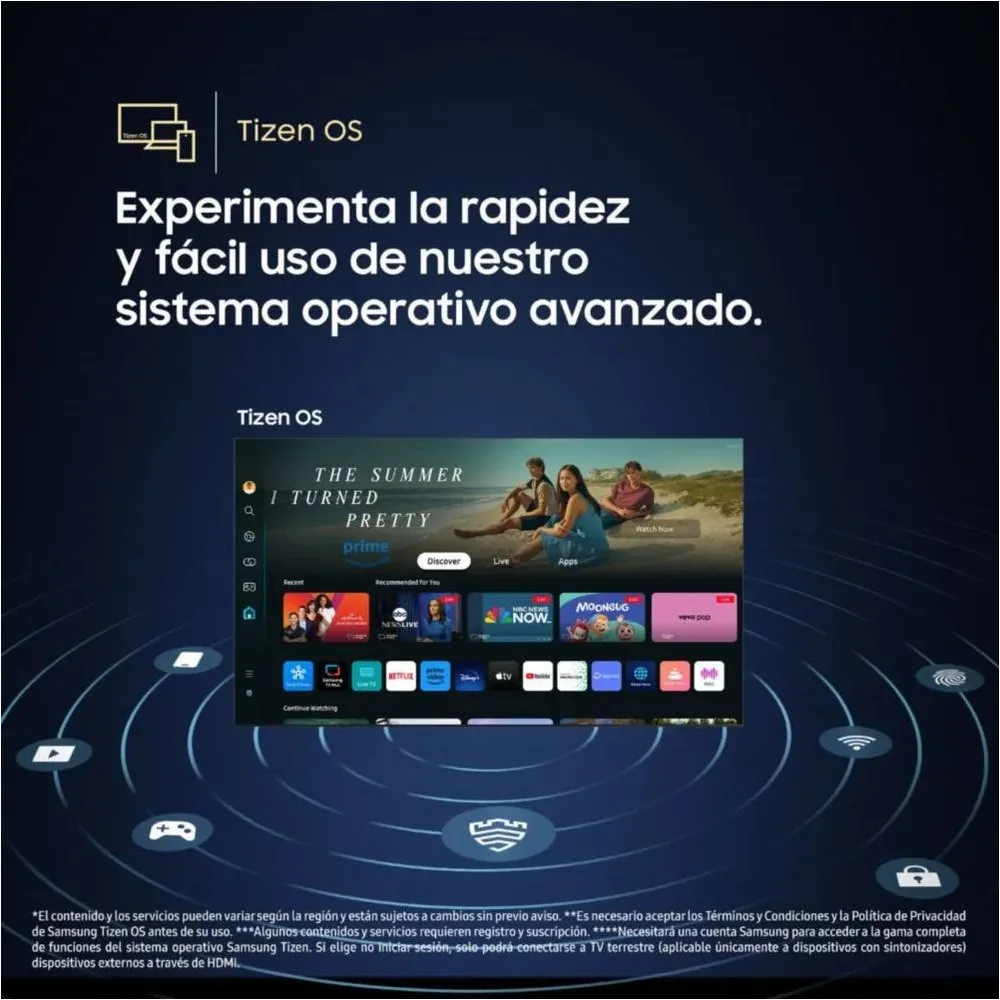 Televisor Samsung LED 55 Crystal UHD 4K 55DU7000 Smart TV Tizen OS 7