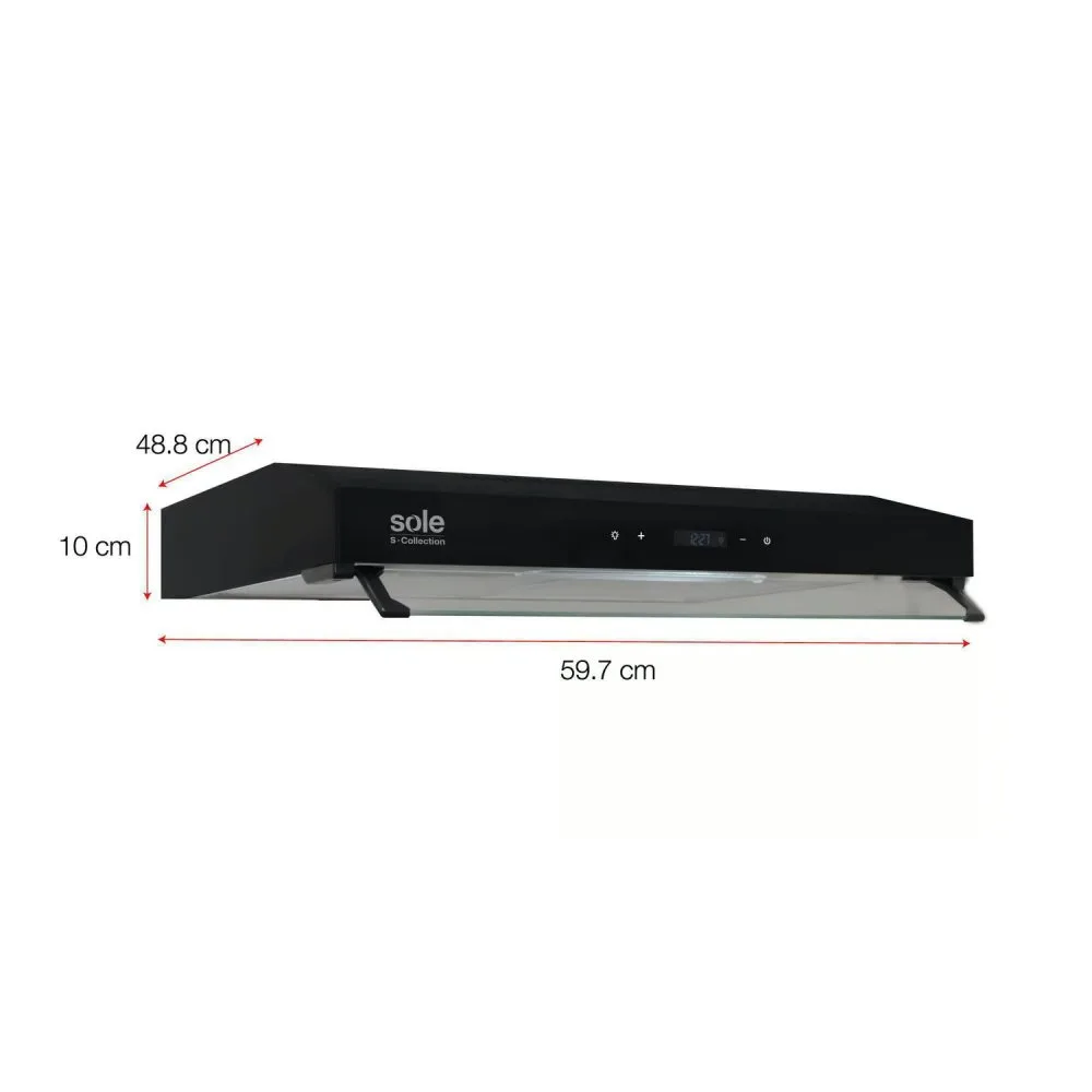 Campana Extractora Digital con Iluminacion LED 500 m³h 2 Motores y Panel Touch TURE18CO 500 m³h 2 Motores y Panel Touch TURE18CO 2