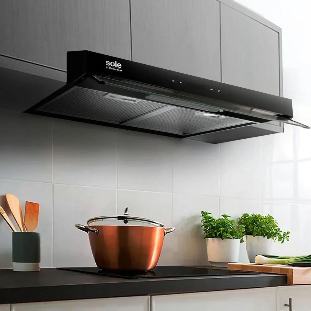 Campana Extractora Digital con Iluminacion LED 500 m³h 2 Motores y Panel Touch TURE18CO 500 m³h 2 Motores y Panel Touch TURE18CO 6
