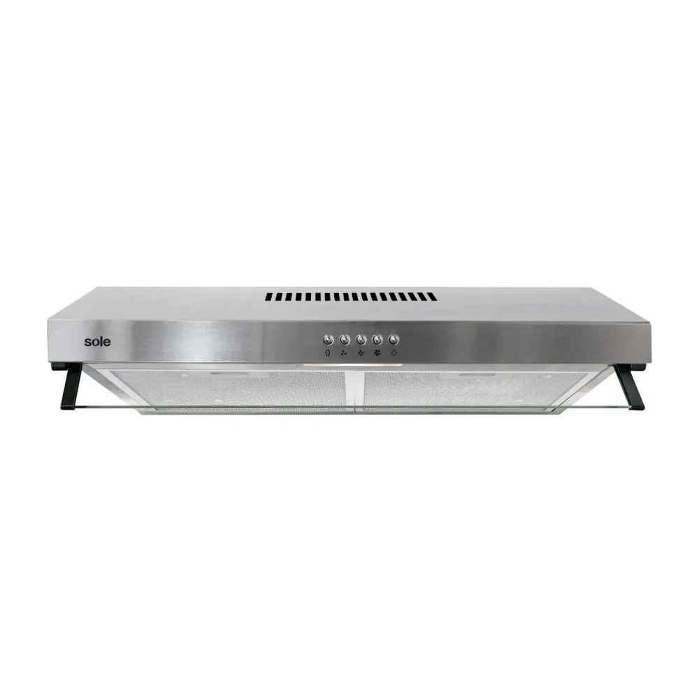 Campana Extractora Sole TURE15COV2 60 cm con Motor de 95W Iluminacion LED y 3 Niveles de Absorcion 4