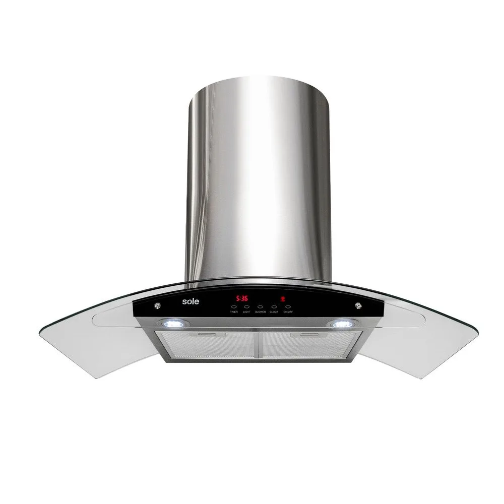 Campana Extractora Venus Plus Sole 90cm Diseno Elegante 3 Niveles de Absorcion Encendido Smart y Alta Potencia de Extraccion 2