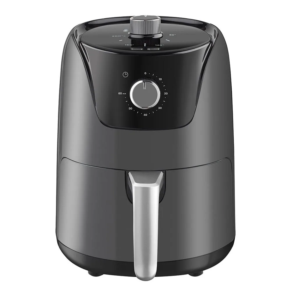 Freidora de aire compacta OSTER CKSTAF18M 053 de 1.8 litros control manual de temperatura y temporizador de 60 minutos facil de limpiar 2