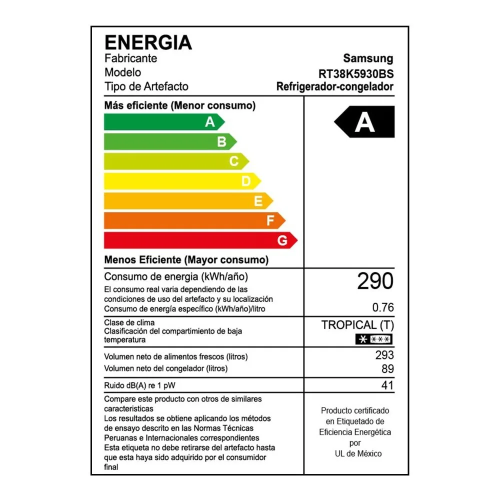 Refrigeradora Samsung Twin Cooling Plus™ RT38K5930BSPE – Innovacion en conservacion y ahorro energetico 6