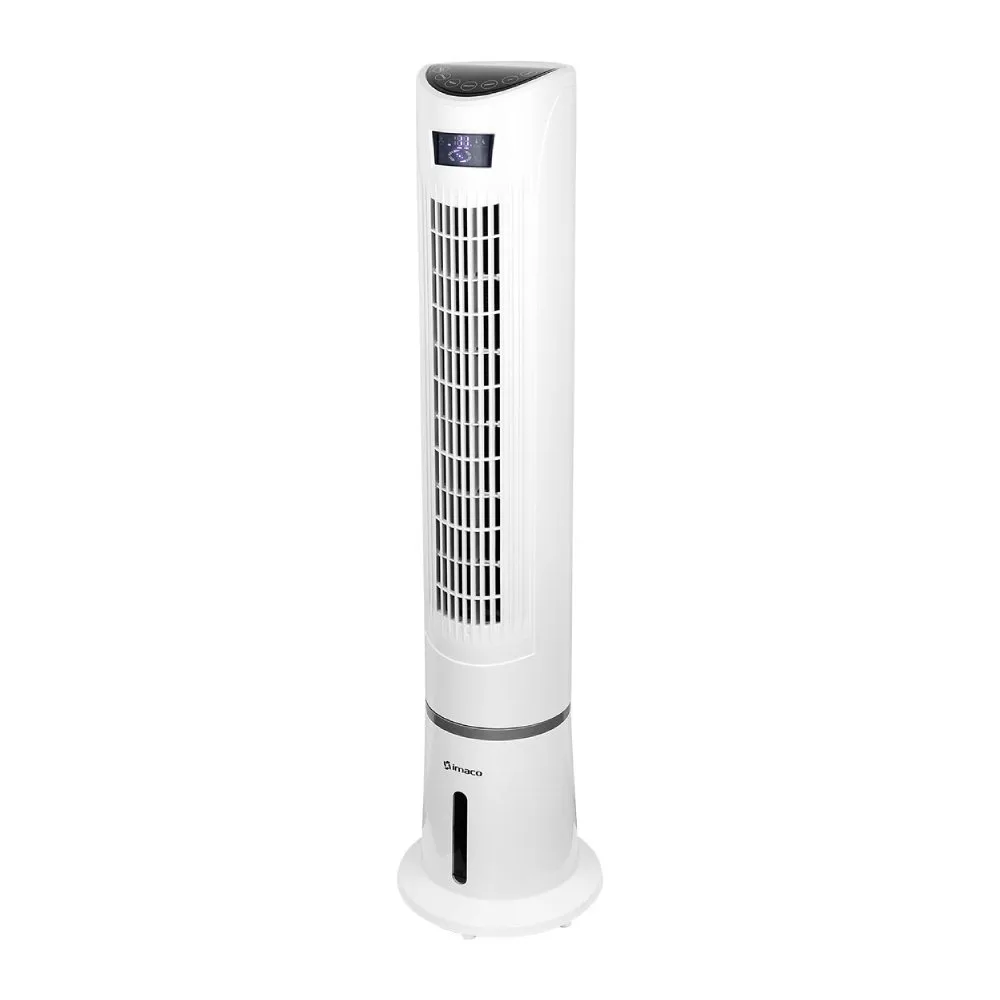 Titulo Mejorado Enfriador de Aire Imaco IYS5535 Con 3 Niveles de Ventilacion Modos Programados Pantalla LCD