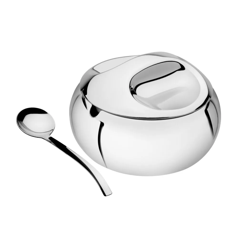 Azucarero Tramontina 500 gr Service de acero inoxidable 2 piezas – Elegante y duradero para tu cocina 64400510 3