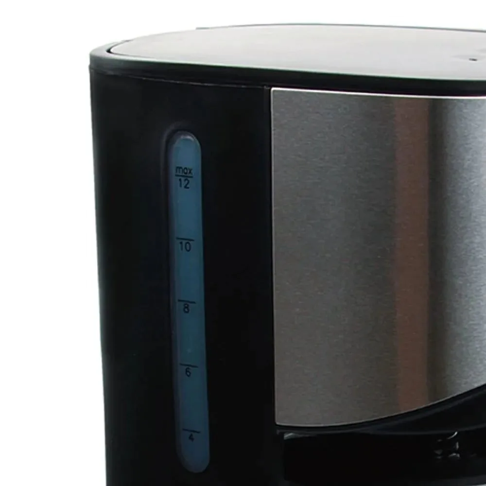 Cafetera Electrica Record REC INCAC101 de 12 Tazas – Potencia de 800W Jarra de Vidrio Refractario Filtro Removible y Apagado Automatico 2