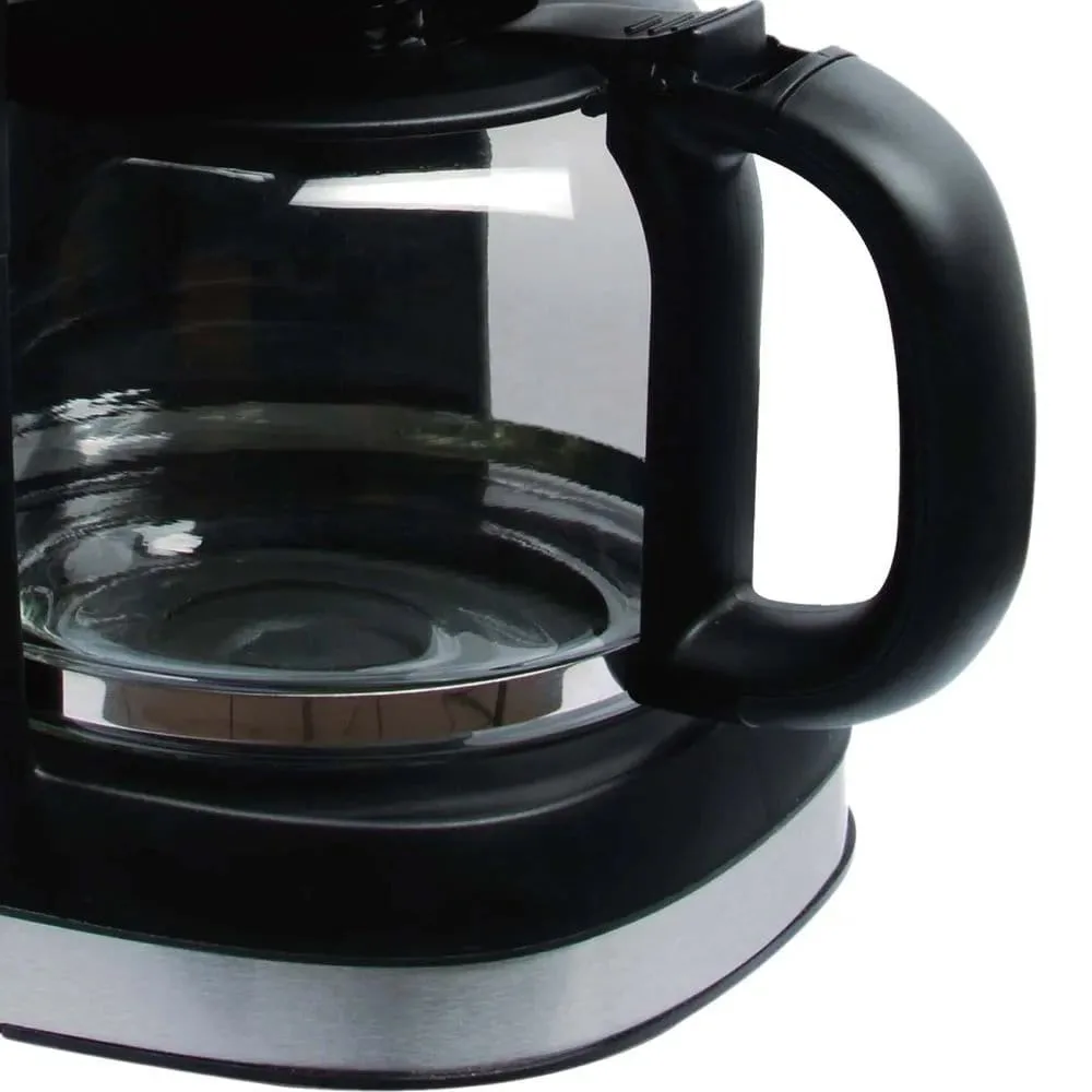 Cafetera Electrica Record REC INCAC101 de 12 Tazas – Potencia de 800W Jarra de Vidrio Refractario Filtro Removible y Apagado Automatico 4