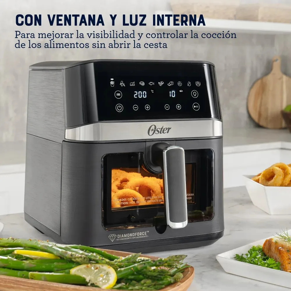 Freidora de Aire Digital Oster® de 6L con Recubrimiento DiamondForce CKSTAF60WDDF 4 1