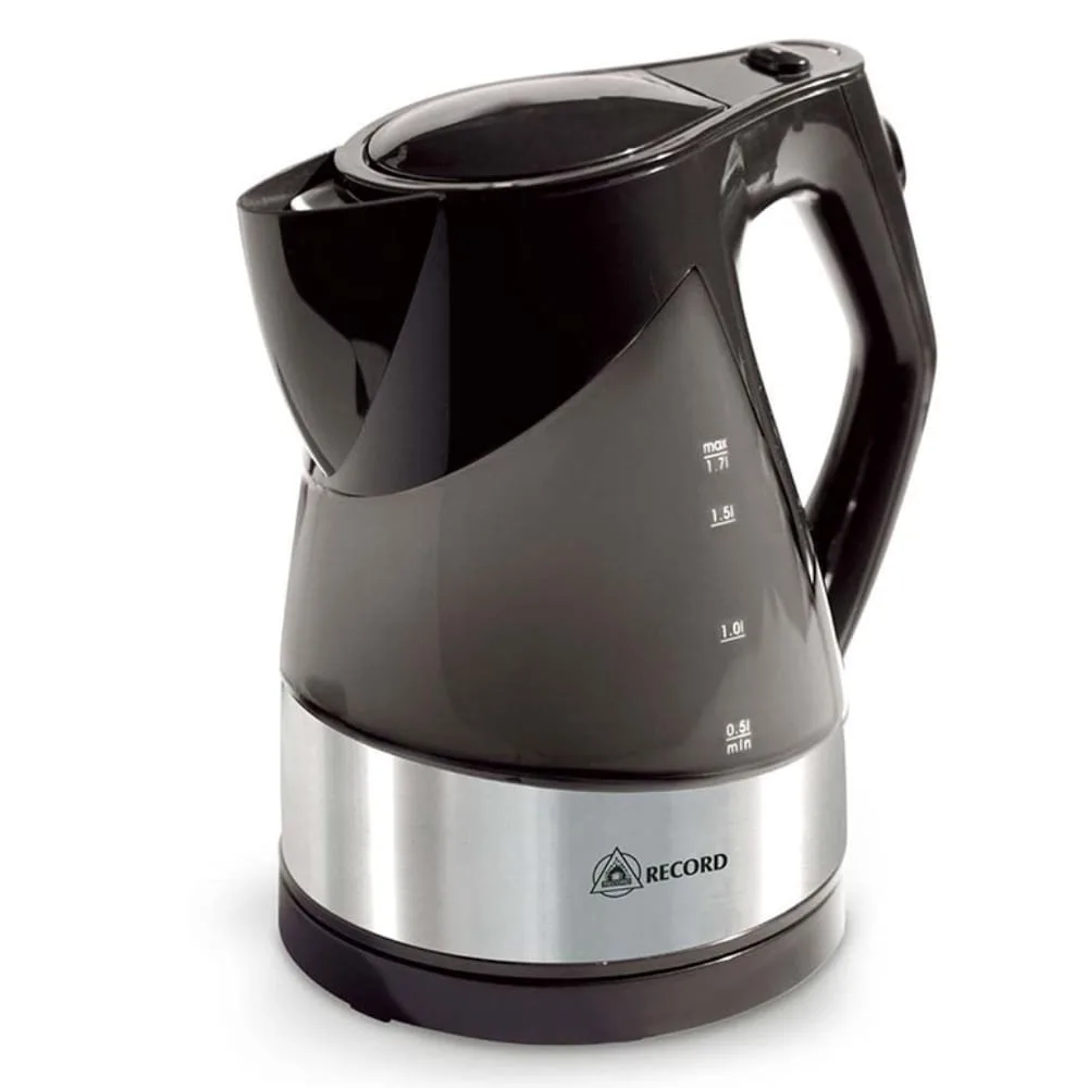 Hervidor Inox Record 1.7L REC INHAC100 Negro
