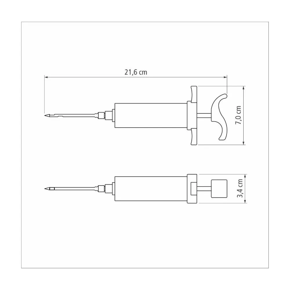 Inyector de Condimentos Tramontina de Acrilico Polipropileno y Acero Inoxidable 30 ml 26462100 2